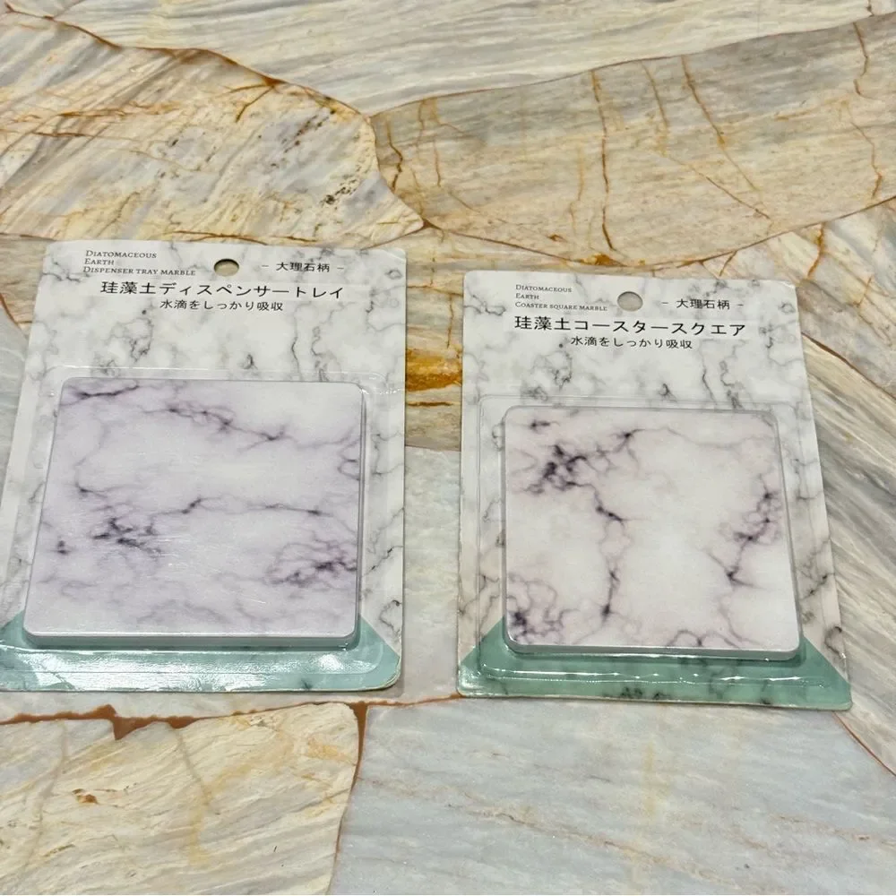 Marble Pattern Coasters Set of 2